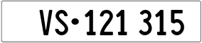 Truck License Plate